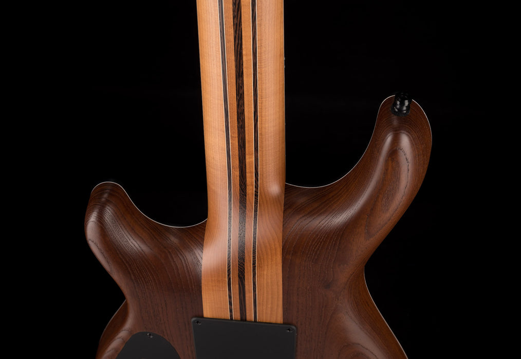 Mayones Regius 4Ever 7 String Baritone 5A Grade Quilted Flame Maple Top Trans Black Feather Finish