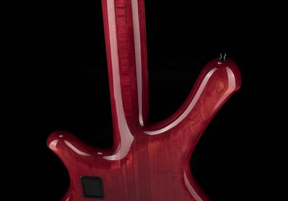 Mayones Comodous 4 String Bass Guitar Poplar Top Liquid Red Gloss Finish