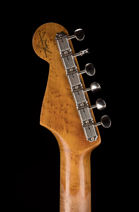Fender Custom Shop Roasted 1960 Stratocaster Relic Birdseye Maple Aged Olympic White
