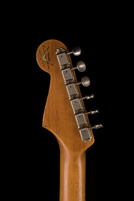 Fender Custom Shop Limited Edition Dual-Mag II Stratocaster Relic Aged Black over 3-Tone Sunburst