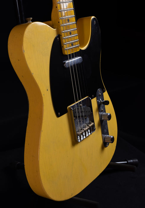 Used 2015 20th Anniversary Relic Nocaster Maple Fingerboard Nocaster Blonde With OHSC