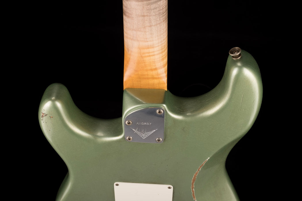 Fender Custom Shop Masterbuilt Andy Hicks 1967 Stratocaster HSS Journeyman Relic Lime Gold