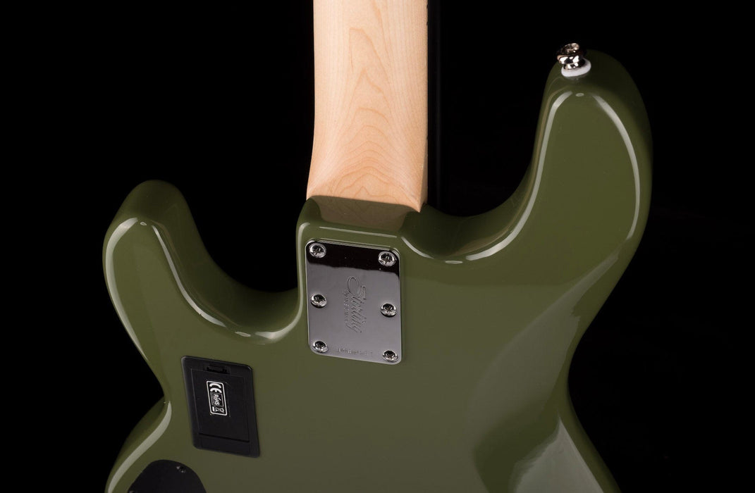 Used Sterling by Music Man SUB Series StingRay HH Bass Olive