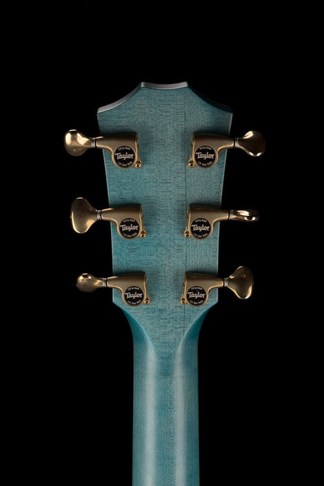 Pre Owned Taylor Custom GA Grand Auditorium Koi Blue with Case