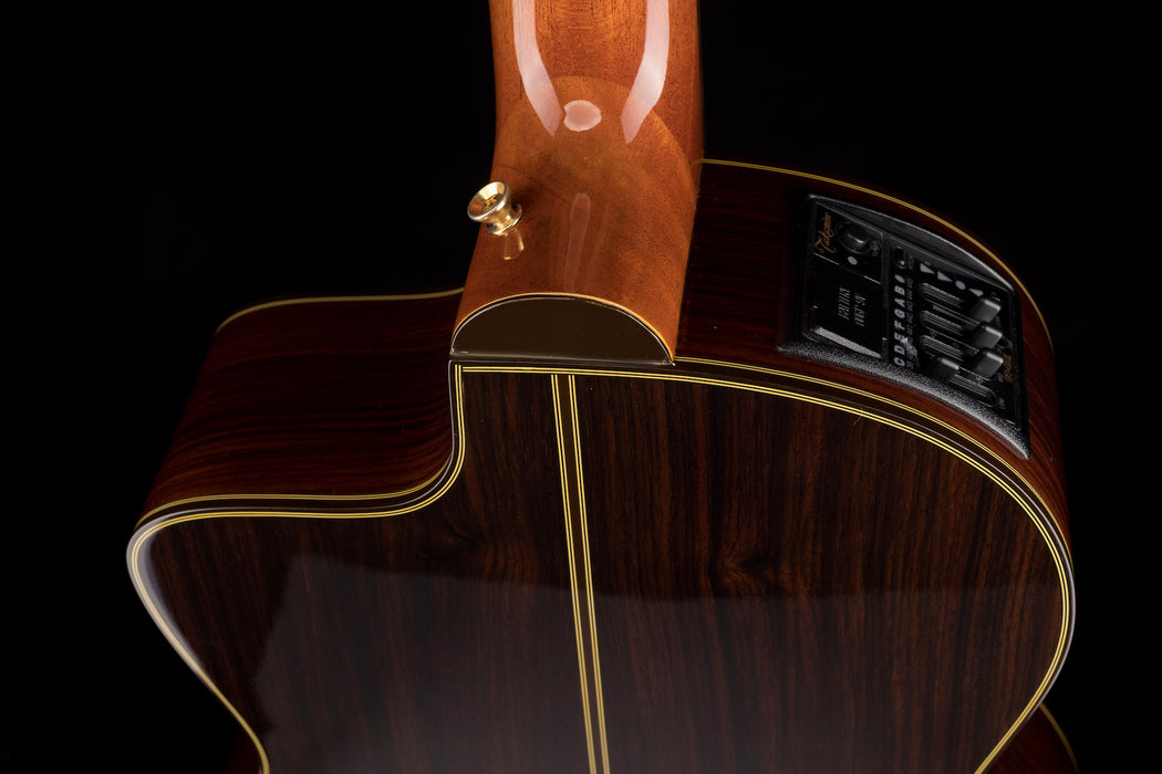 Pre Owned 2005 Takamine EC132SC Nylon Acoustic Guitar With HSC