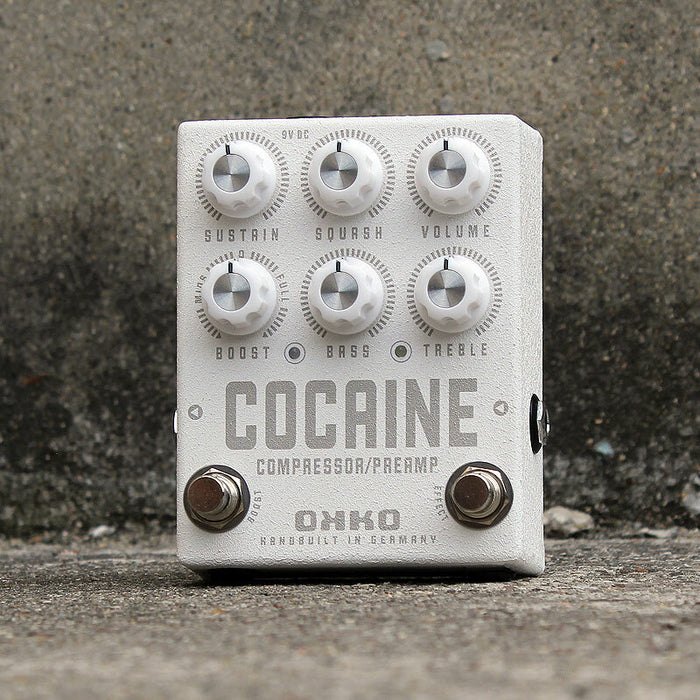 Okko FX Cocaine Comp Mk II Compressor Pre Amp Boost Guitar Pedal