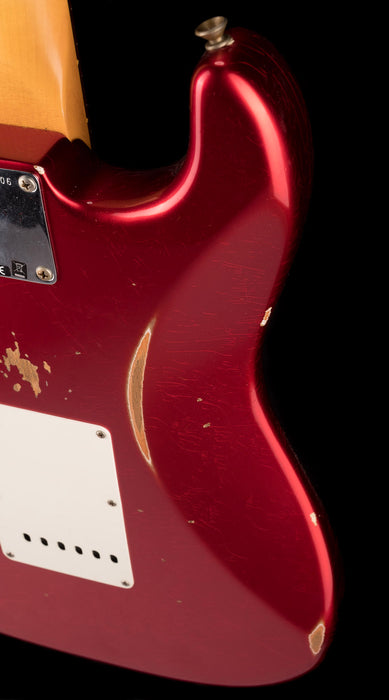 Fender Custom Shop 1963 Stratocaster Relic Mahogany Body Candy Apple Red