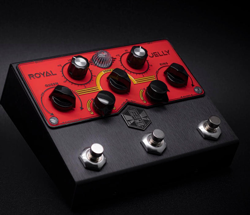 BeetronicsFX Royal Limited Edition Black Anodized Jelly Royal Series Overdrive Fuzz
