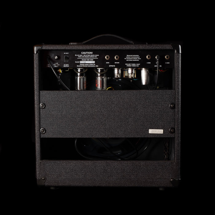 Used '04 Reverend Kingsnake 60-20 1x12 Combo 6L6 Tube Guitar Amp With Cover 1 of 300 Made!!
