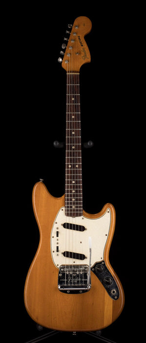 Pre Owned Vintage 1965 Fender Mustang Stripped Natural With OHSC