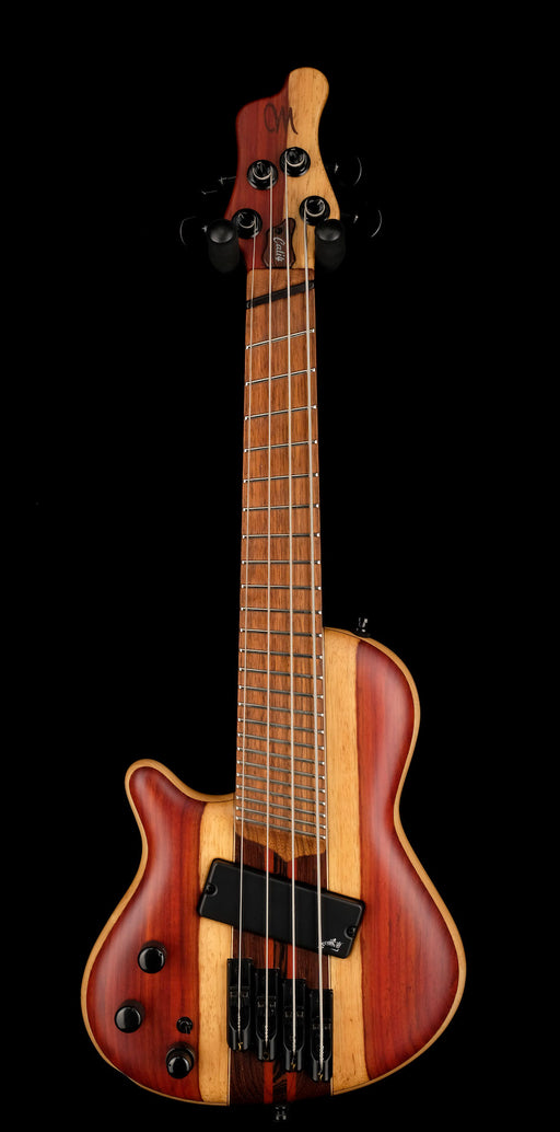 Mayones Cali4 VF Bass Left Handed Padouk Top Swamp Ash Back Wenge/Padouk Neck w/ Case