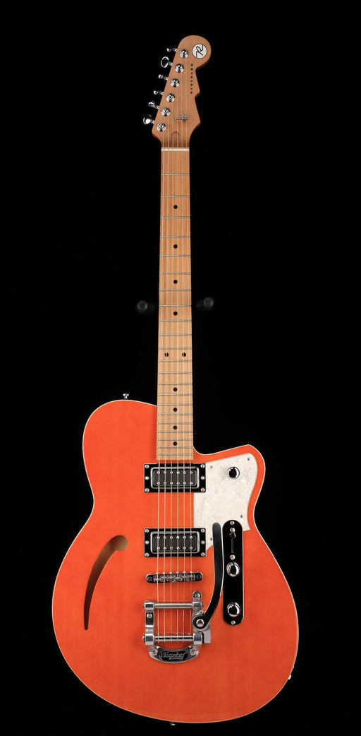 Pre Owned Reverend Club King RB Rock Orange With Bigsby With OHSC