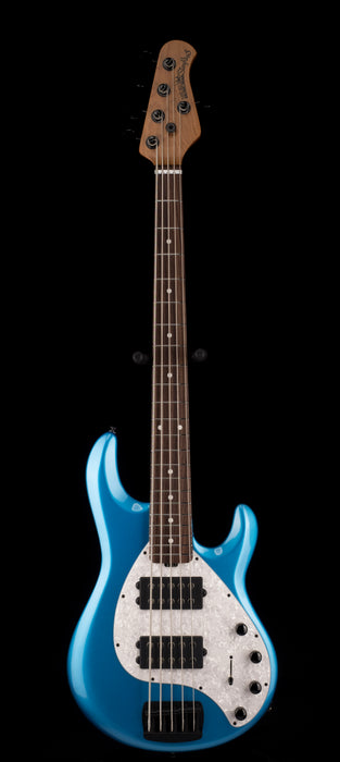 Ernie Ball Music Man StingRay Special 5 HH Speed Blue Roasted Maple With Case