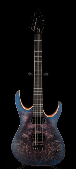 Mayones Duvell Elite 6 Dirty Purple Blue Burst Electric Guitar With Soft Case