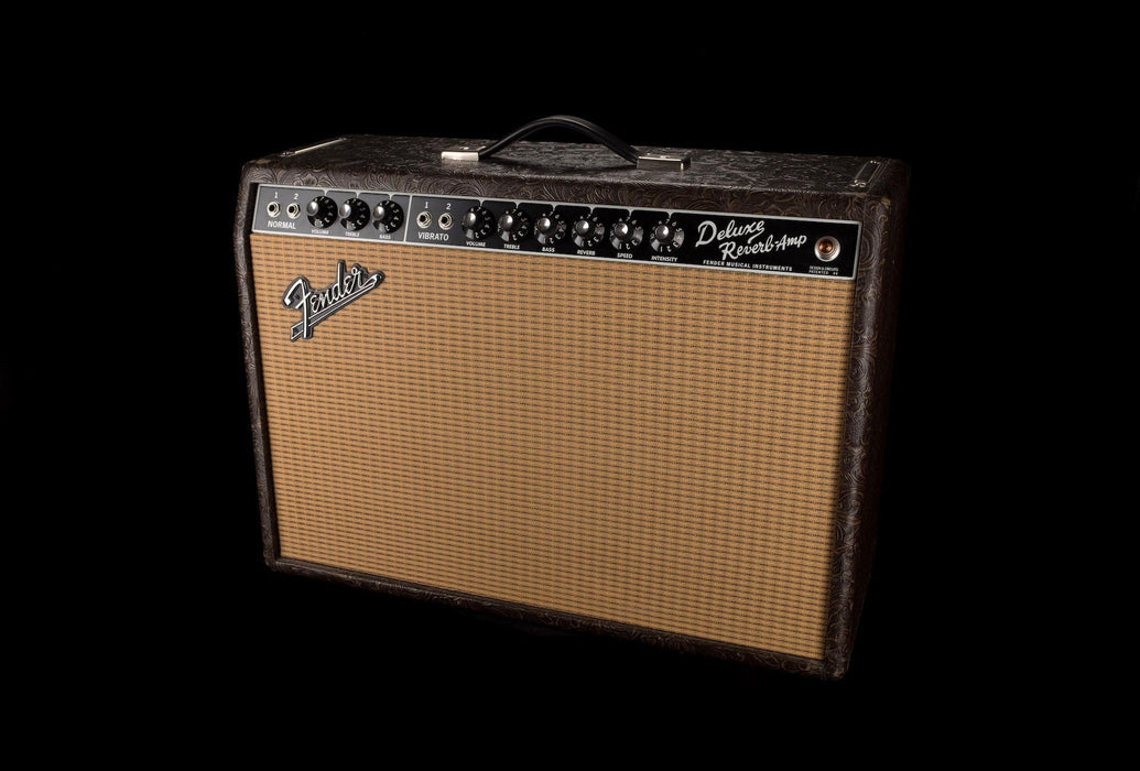 Used Fender Limited Edition '65 Deluxe Reverb Western Wheat Guitar Amp Combo