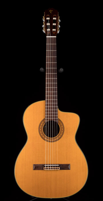 Pre Owned 2005 Takamine EC132SC Nylon Acoustic Guitar With HSC