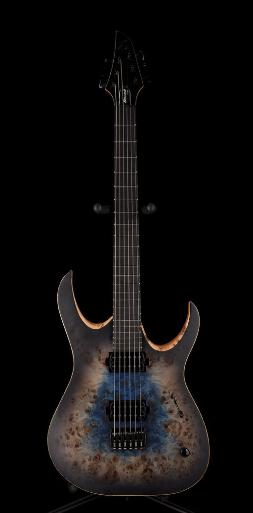 Mayones Duvell Elite 6 Galaxy Eye Blue Satine Electric Guitar With Case