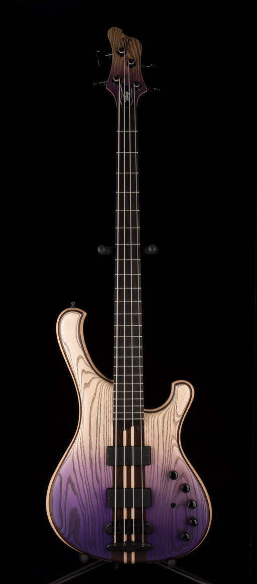 Mayones Viking 4 String Bass Guitar Dirty Ash Purple Horizon