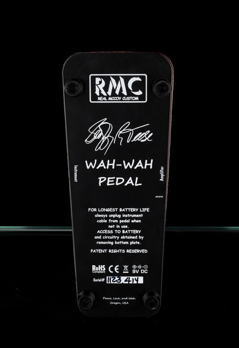 Real McCoy Custom RMC11 Guitar Wah-Wah Effect Pedal Red Sparkle
