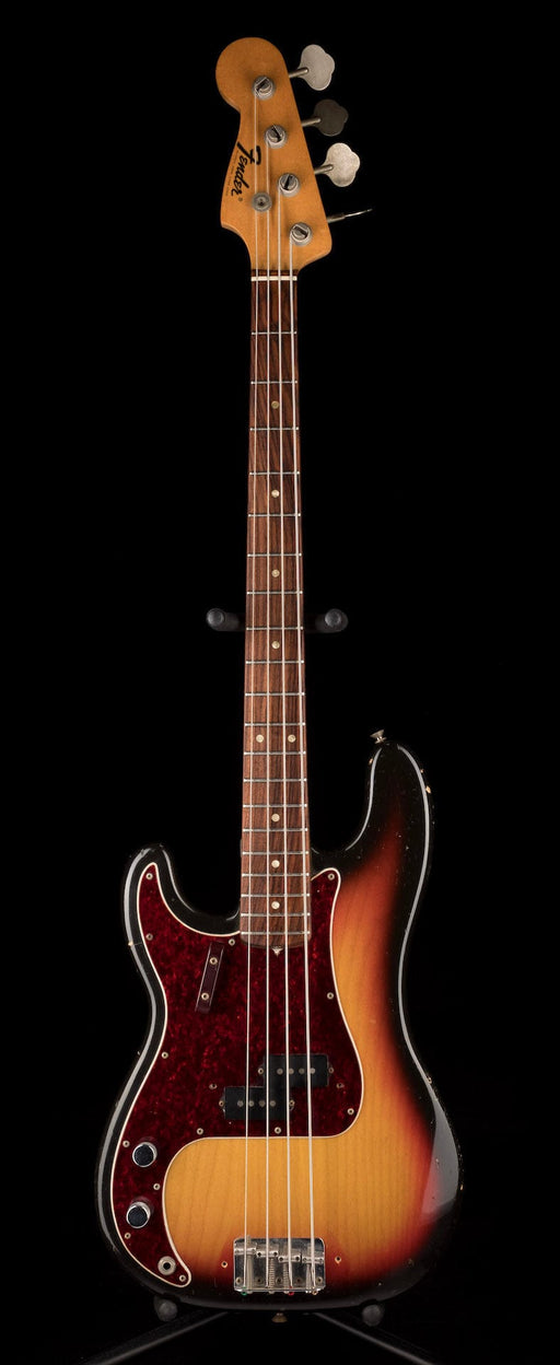 Pre Owned Vintage 1971 Fender Left-Handed Precision Bass Sunburst With OHSC - Duffy Snowhill