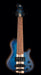 Mayones Cali4 Bass Mahogany Body 3A Flame Maple Top Trans Blue
