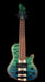 Mayones Cali4 Bass Black Limba Body 3A Quilted Maple Top Trans Blue & Green