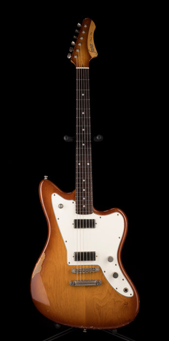 Fano Oltre JM6 Medium Distress Faded Tea Burst with Gig Bag