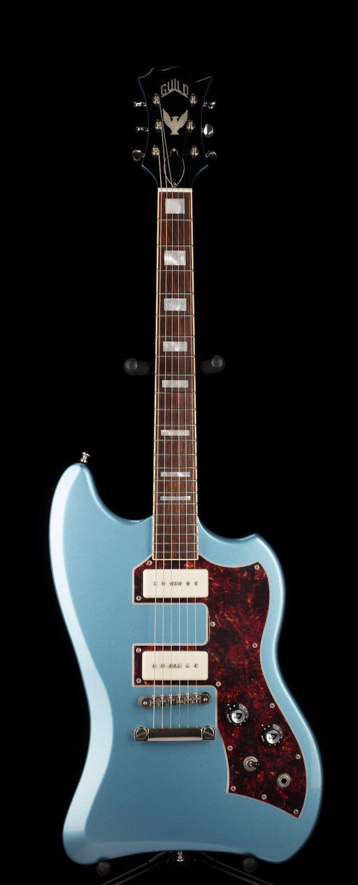 Used Guild T-Bird ST P90 Pelham Blue with Gig Bag
