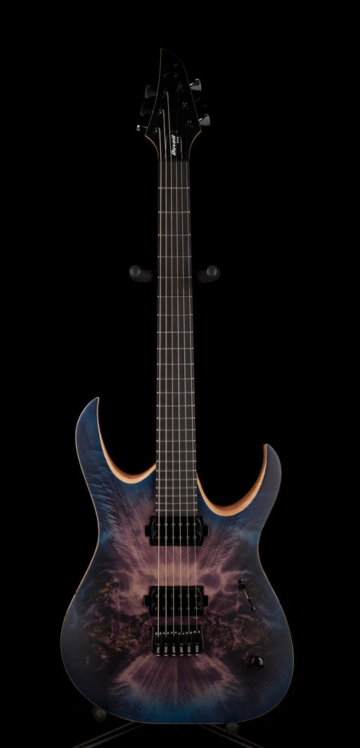 Mayones Duvell Elite 6 Dirty Purple Blue Burst Electric Guitar With Case 2