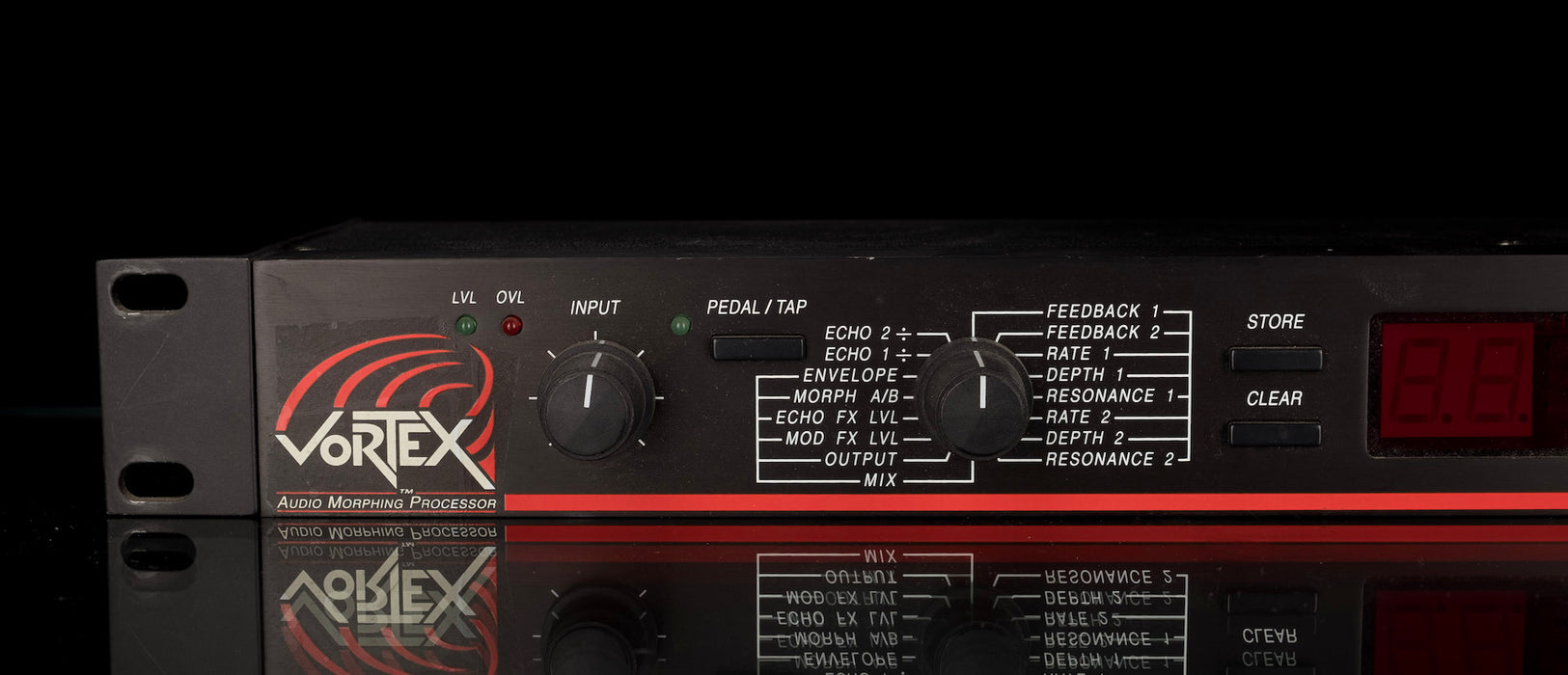 Pre Owned Lexicon Vortex Audio Morphing Processor Rack Unit with Footswitches and Power Supply