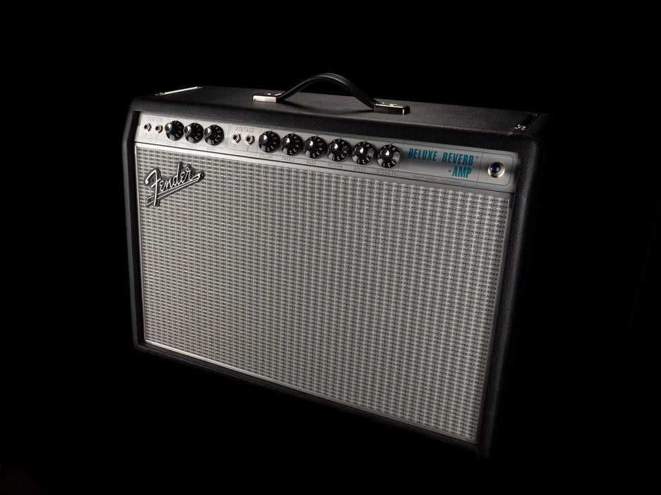 Used Fender ’68 Custom Deluxe Reverb Guitar Amp Combo with Footswitch