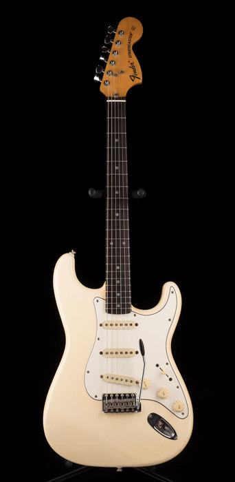 Vintage 1985 Fender ‘72 Reissue ST72-70 Stratocaster MIJ E-Series Olympic White With HSC