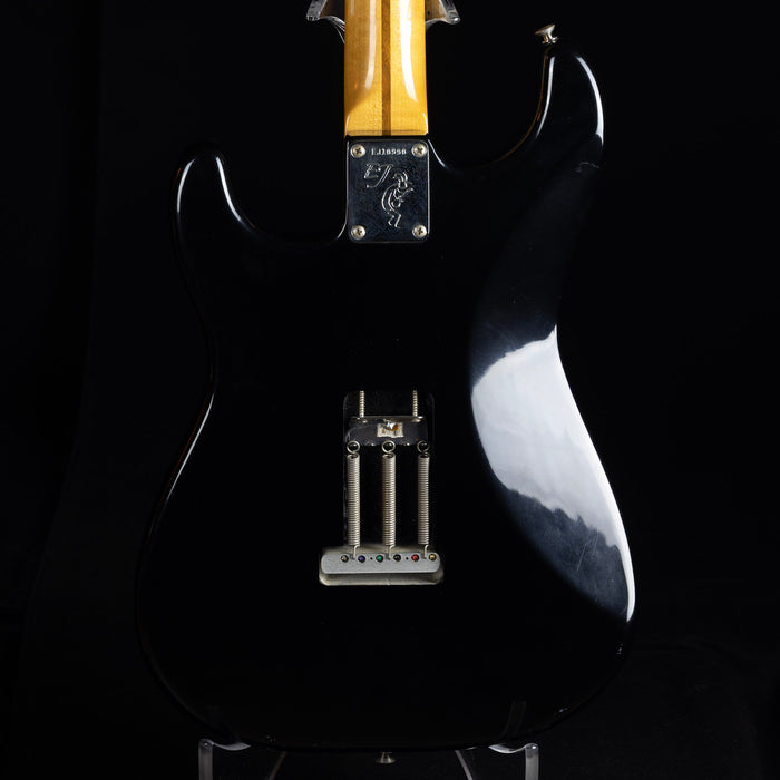 Used 2006 Fender Eric Johnson Stratocaster Black Electric Guitar With OHSC & Case Candy
