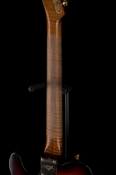 Fender Custom Shop Masterbuilder Apprentice Nick Saccone 50's Tele Relic Chocolate 3-Tone Sunburst