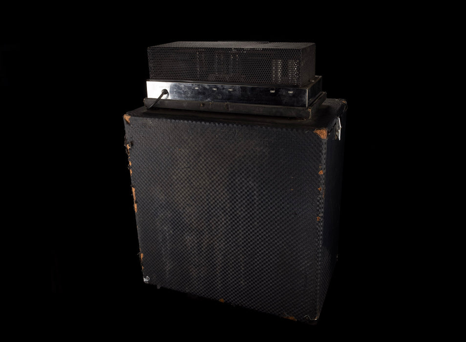 Used Vintage Ampeg Portaflex SB-12 Bass Guitar Amplifier Head And 1x12 Cabinet
