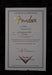 Pre Owned 2011 Fender Masterbuilt Todd Krause "1969" NOS Stratocaster HSH Black With OHSC