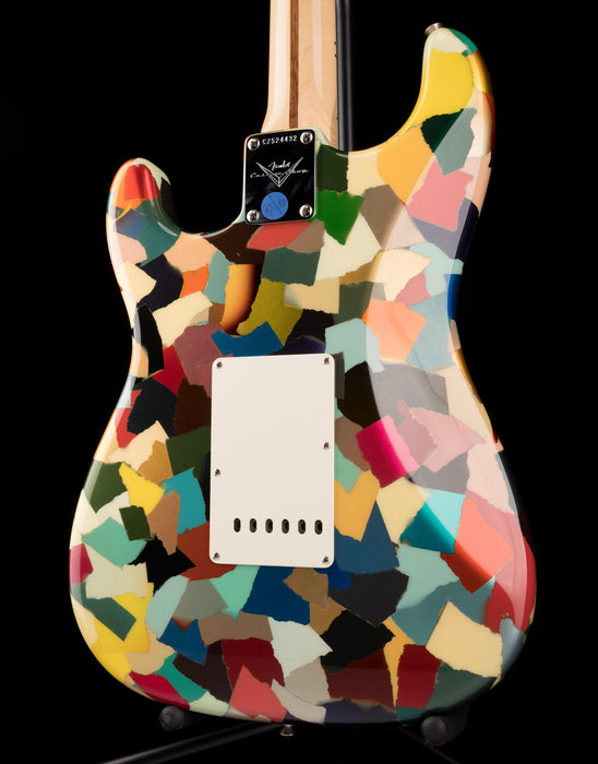 vPre-Owned Fender Custom Shop Masterbuilt Dale Wilson Active Clown Patch Strat Electric Guitar