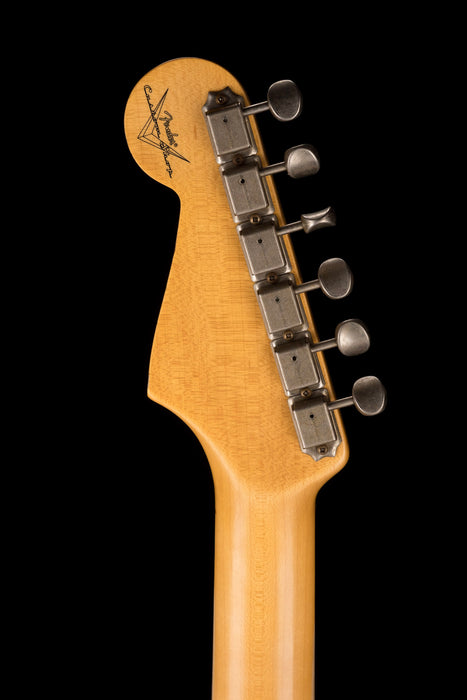 vFender Custom Shop 1963 Stratocaster Relic Mahogany Body Candy Apple Red