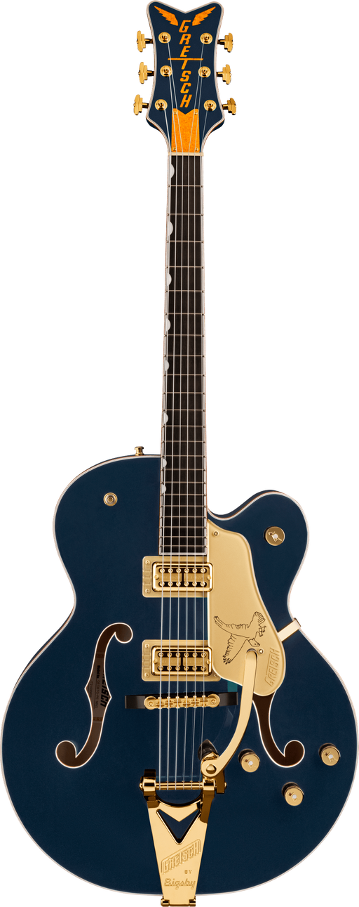 G6136TG Players Edition Falcon Hollow Body with String-Thru Bigsby and Gold Hardware Ebony Fingerboard Midnight Sapphire