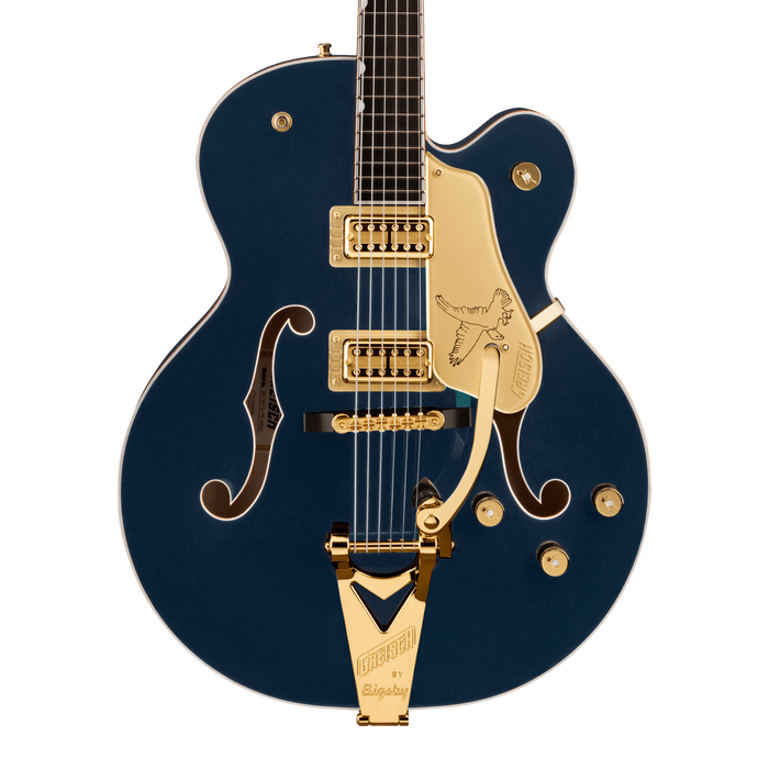 G6136TG Players Edition Falcon Hollow Body with String-Thru Bigsby and Gold Hardware, Ebony Fingerboard Midnight Sapphire
