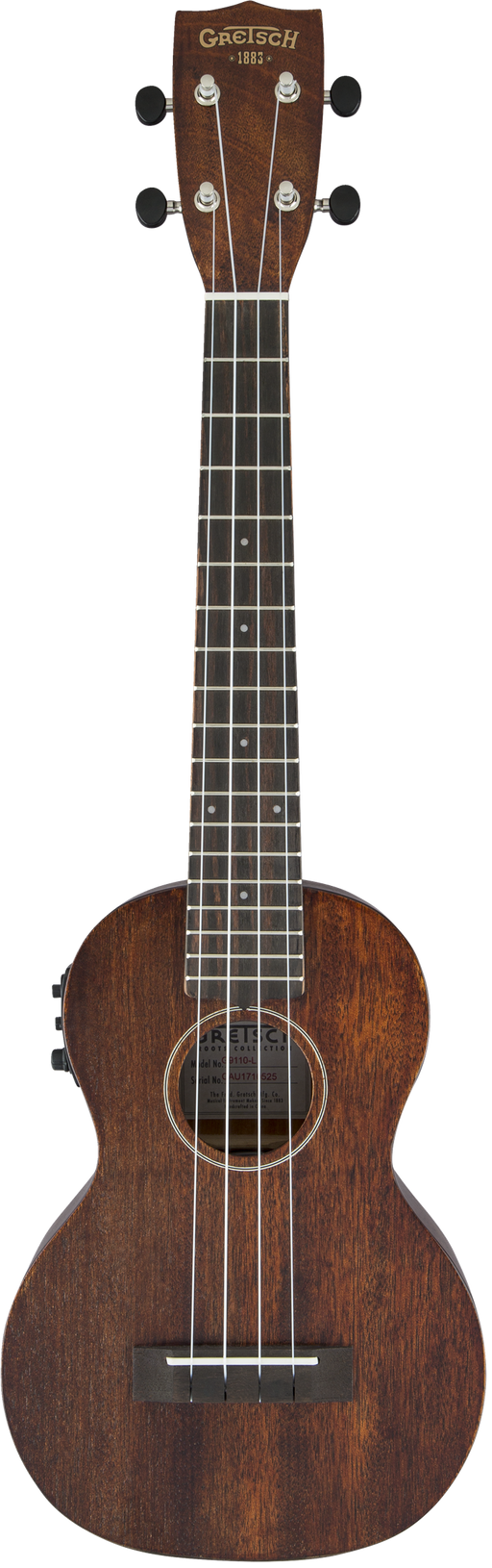 DISC - Gretsch G9110-L Concert Long-Neck A.E. Ukulele with Gig Bag Fishman Kula
