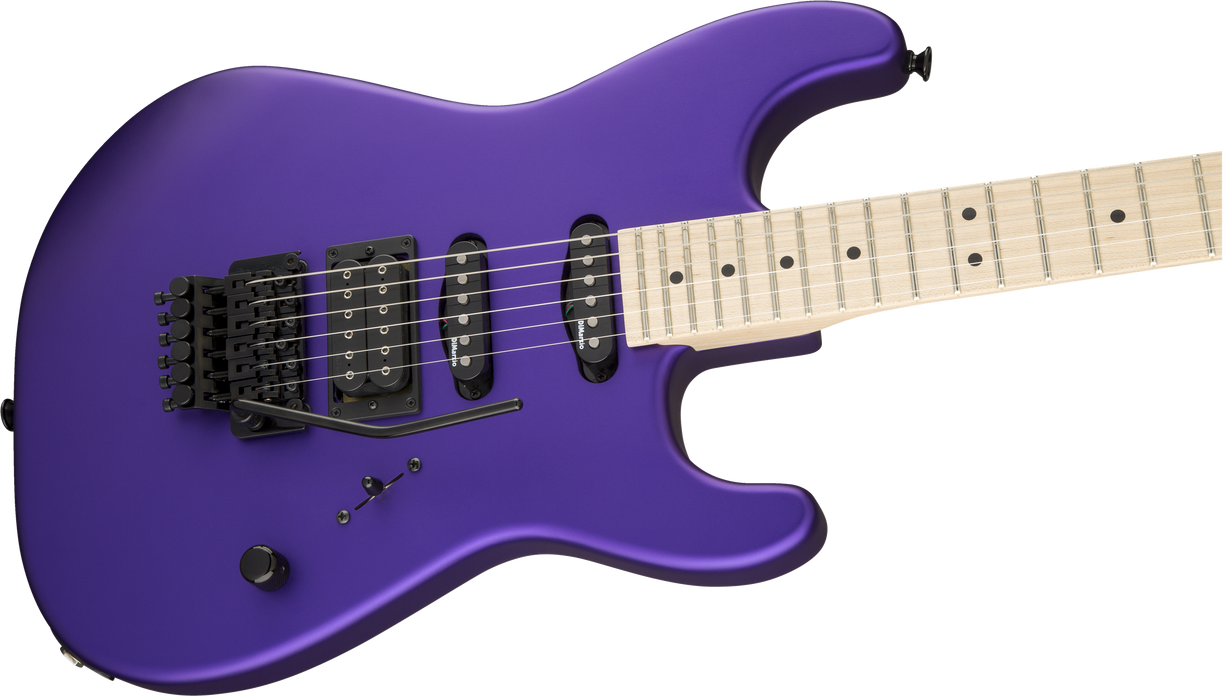 Charvel USA Select San Dimas Style 1 HSS FR Satin Plum Electric Guitar With Case