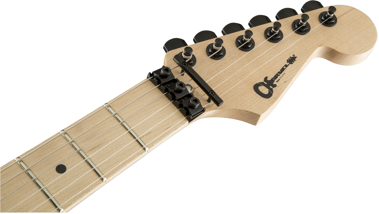 Charvel USA Select San Dimas Style 1 HSS FR Satin Plum Electric Guitar With Case