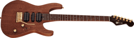Charvel MJ DK24 HSH 2PT E Mahogany with Figured Walnut Natural Electric Guitar