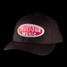 Truetone Music Classic Baseball Hat Black with Red & White Logo
