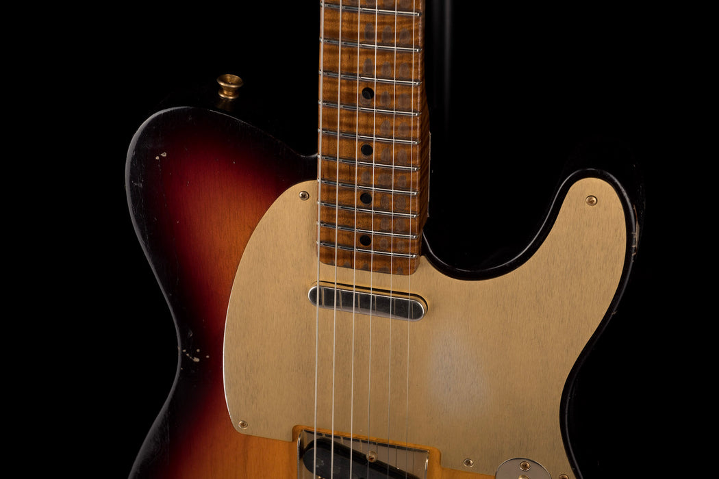 Fender Custom Shop Masterbuilder Apprentice Nick Saccone 50's Tele Relic Chocolate 3-Tone Sunburst