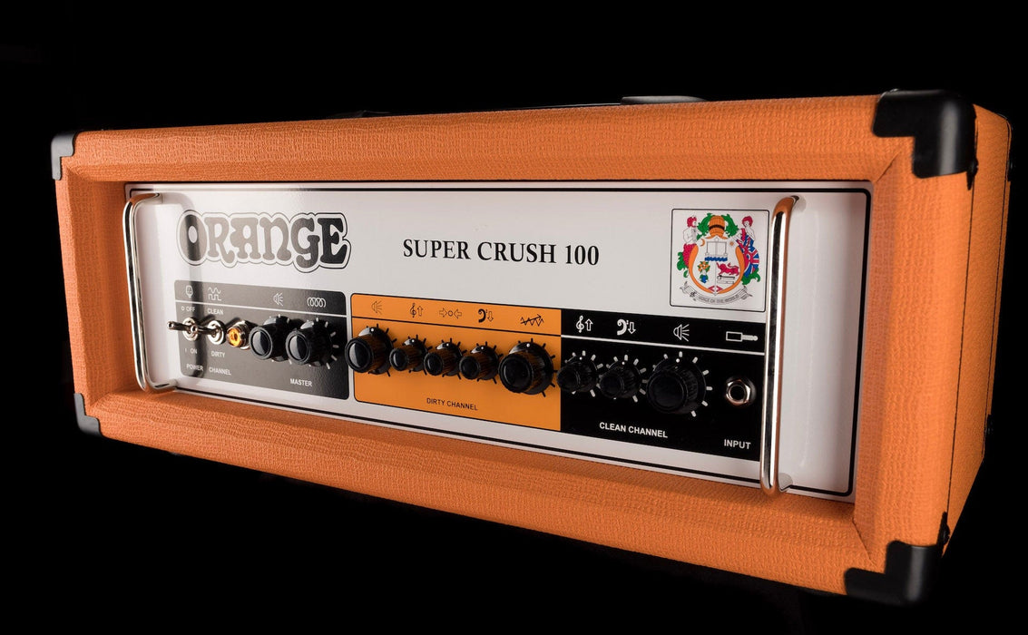 Used Orange Crush Super 100 Orange Guitar Amp Head