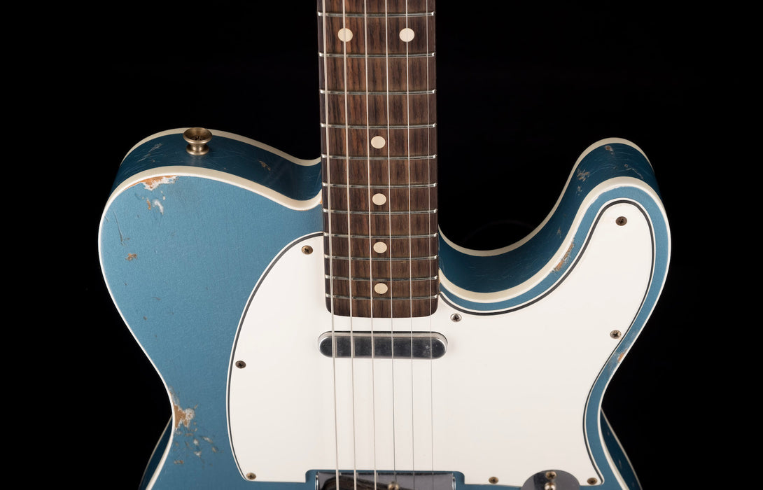 Pre Owned 1960 Fender Custom Shop Telecaster Custom Relic Blue Agave With OHSC