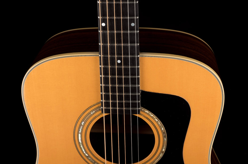 Pre Owned 1996 Guild DV52 NT-HG Natural Dreadnaught Acoustic With Case