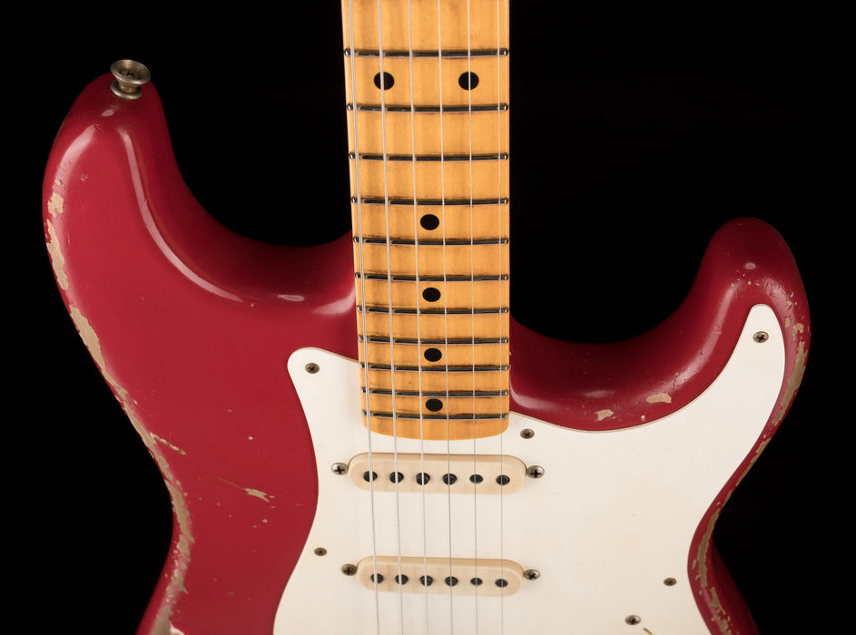 Fender Custom Shop Masterbuilt Austin MacNutt 1956 Stratocaster Heavy Relic Dakota Red With Case